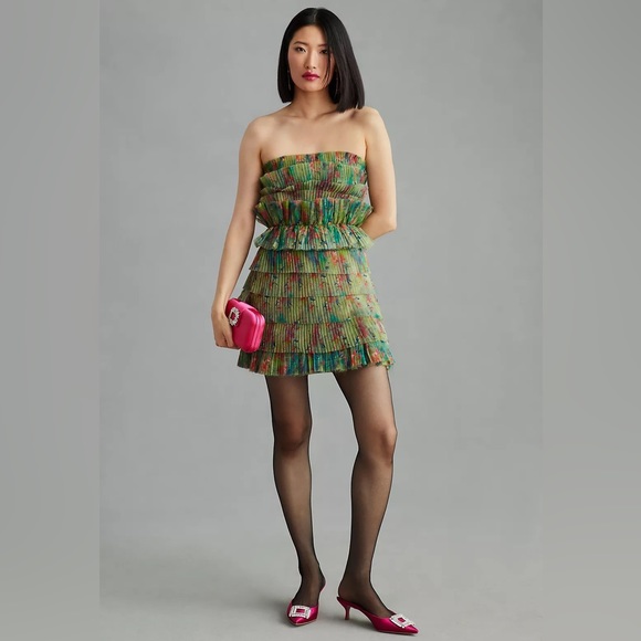 Anthropologie Mini Dress - Picture 1 of 13